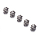 Perlas espaciadoras de plata tibetana A575-2