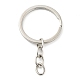Iron Split Key Rings with Chain FIND-B028-20P-1