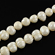 Grade B Natural Cultured Freshwater Pearl Beads Strands SPPB008Y-1-1