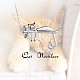 Rhodium Plated 925 Sterling Silver Cat On Branch Pendant Necklace for Women JN1046A-5