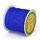 編み込みナイロン糸  ビーズジュエリー作りのための中国結びコードビーズコード  ブルー  0.5mm  約150ヤード/ロール NWIR-R006-0.5mm-368-2