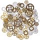 SUNNYCLUE 1 Box 90PCS 15 Style Steampunk Gears Metal Gears Clock Watch Gear Cog Wheel Pendant Charms for Necklace Bracelet Anklet DIY Jewelry Making Accessories TIBE-SC0001-01-4