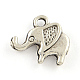 Tibetan Style Alloy Elephant Charms TIBEP-R336-056AS-FF-1