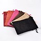 Mixed Color Burlap Packing Pouches Drawstring Bags ABAG-D004-M-1