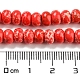 Hebras de cuentas teñidas de jaspe imperial sintético. G-D077-E01-02G-5