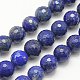 Natural Lapis Lazuli Bead Strands G-G431-04AB-12mm-1