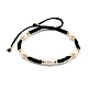 Set di braccialetti di perline intrecciate con filo di nylon regolabile BJEW-JB05384-8