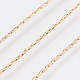 Long-Lasting Plated Brass Coreana Chain Necklaces NJEW-K112-08G-NF-2