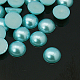 Half Round Domed Imitated Pearl Acrylic Cabochons OACR-H001-3U-1