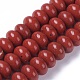 Chapelets de perles en jaspe rouge naturel G-E541-03-1