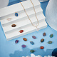 HOBBIESAY 4 Sets 2 Styles Natural Mixed Gemstone Pendants G-HY0001-61-4