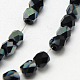 Electroplate Glass Beads Strands EGLA-J041-3mm-H03-3
