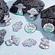 SUNNYCLUE 1 Box 20Pcs 5 Styles Space Charms Alien Charms UFO Acrylic Flying Saucer Cat Charm Cute Pet Animal Charm for jewellery Making Charms Earrings Necklace Bracelets Keychain DIY Craft Supplies SACR-SC0001-06-4
