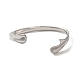 316 Stainless Steel Cuff Bangles BJEW-C053-02P-2