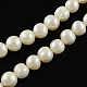 Grado de hebras de perlas de agua dulce cultivadas naturales X-SPPA006Y-1-1