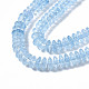 Perles en verre craquelé GLAA-S192-B-004I-1