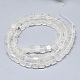 Chapelets de perles en cristal de quartz naturel G-S357-G25-2