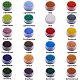 Pandahall elite 1 набор 24 цветных 12/0 круглых бисера SEED-PH0007-05-4