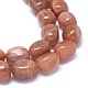 Chapelets de perles de sunstone naturelle naturelles G-O173-089-3