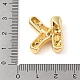 Кулон из латуни с прозрачным кубическим цирконием KK-Z046-01G-K-3