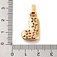 Латунные микро проложить кубического циркония подвески KK-C076-29L-G01-3