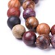 Chapelets de perles en bois naturel WOOD-F008-07-A-3