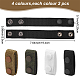 Wadorn® 8 Stück 4 Farben taktische Gürtelhalter mit Doppelverschluss FIND-WR0008-14-2