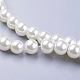 Glass Pearl Beads Strands HY-6D-B02-3