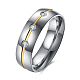 Regali di san valentino anelli per uomo in acciaio al titanio con zirconi cubici RJEW-BB16465-7-1