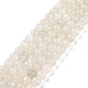 Natürlichen weißen Mondstein Perlen Stränge G-F306-05AB-8mm-1