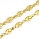 Electroplate Brass Grade A Rhinestone Handmade Chains CHC-M003-10-FF-1
