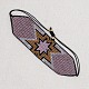 MIYUKIグラスシード編みこみビーズブレスレット  女性のためのスパークスターフレンドシップブレスレット  蘭  11インチ（28cm） BJEW-A121-63E-2