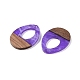 Подвески из смолы и дерева WOOD-F015-17A-2