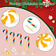 Benecreat 173 vaso natalizio pieno di perle DIY-BC0009-67-4