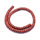 Natürliche rote Jaspis Perlen Stränge G-K293-B10-B-2