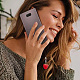 いちごのデコレーションが可愛いナイロン携帯チャームストラップ  女性の女の子のための携帯電話のペンダントの装飾  レッド  9.5~10cm  12個/セット HJEW-PH01742-5