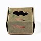 Прямоугольная складная креативная подарочная коробка из крафт-бумаги CON-B002-07A-01-5