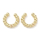 Rack Plating Brass Cuff Earrings EJEW-K245-09G-1