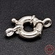 925 Sterling Silver Spring Ring Clasps Sets STER-F014-07A-1