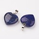 Pendentifs en lapis lazuli naturel X-G-G956-B07-FF-2