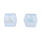 Perles acryliques placage irisé arc-en-ciel OACR-N010-077-3