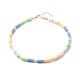 Polymer Clay Beaded Necklaces NJEW-JN03619-01-1