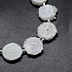Cuentas de cristal de cuarzo druzy natural hebras G-F582-A15-3