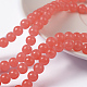 Imitation Jade Glass Beads Strands X-DGLA-S076-6mm-07-1
