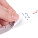 Papier auto-adhésif autocollants d'étiquette cadeau DIY-P049-A02-5