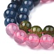 Natural Mixed Gemstone Imitation Tourmaline Beads Strands G-O183-08-6mm-2