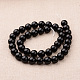 Polished Round Grade A Shell Pearl Bead Strands BSHE-M027-8mm-08-2