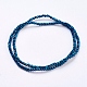 Electroplate Glass Beads Strands EGLA-J025-F01-2
