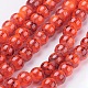 Spray Painted Glass Bead Strands GLAD-S075-6mm-39-1