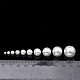 Cuentas de perlas de vidrio ecológicas GLAA-S172-7mm-01A-3